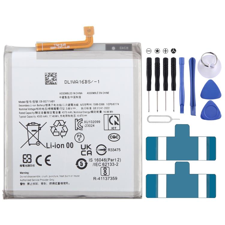 Per Samsung Galaxy S23 FE EB-BS711ABY 4370mAh Batteria Li-Polymer di Ricambio, For Samsung Galaxy S23 FE Per Samsung Galaxy S23 FE EB-BS711ABY 4370mAh Batteria Li-Polymer di Ricambio, For Samsung Galaxy S23 FE